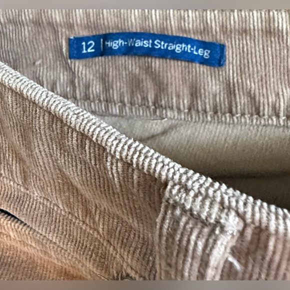 NWOT‎ TALBOTS HIGH WAIST STRAIGHT LEG CORDUROY PANTS WOMENS SIZE 12 - Picture 5 of 8